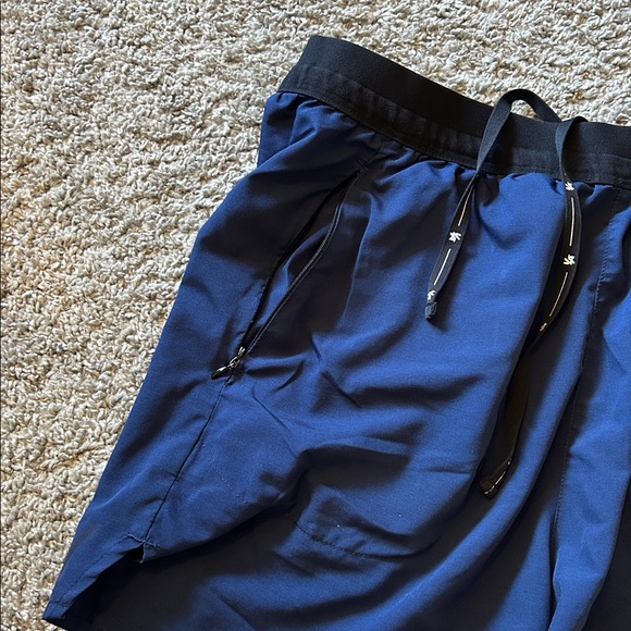 Men's Blue YounLa Athletic Shorts - Picture 3 of 4